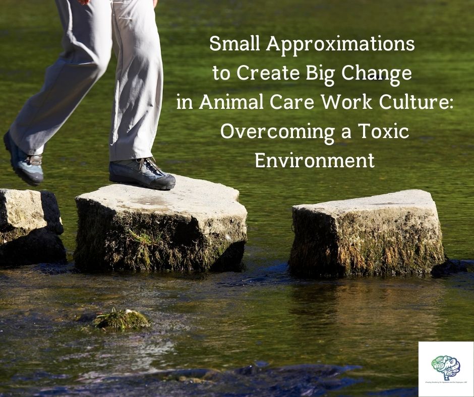 Small Approximations to Create Big Change in Animal Care Work Culture: Overcoming A Toxic Environment
